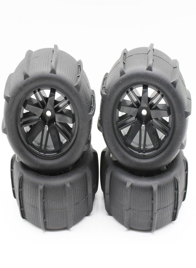 KingVal Replacement 4PCS Wheel Tire RC Parts Compatible with WLtoys 144001 144010 144011 124016 124017 124018 124019 124007 124008 124010 MJX HBX SCY 1/12 1/14 RC Car - Image 5
